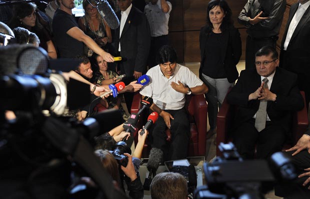 Eurodiputados se solidarizan con Evo Morales