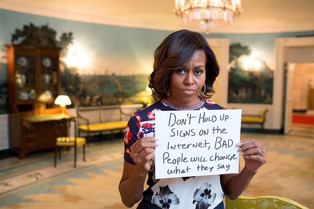 Michelle Obama posztolt, és ezt kapta cserébe