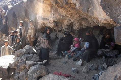Barlangokba menekülnek a polgárháború elől Jemenben