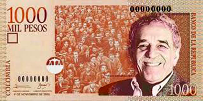 Pénzre nyomtatják Gabriel García Márquez arcképét Kolumbiában