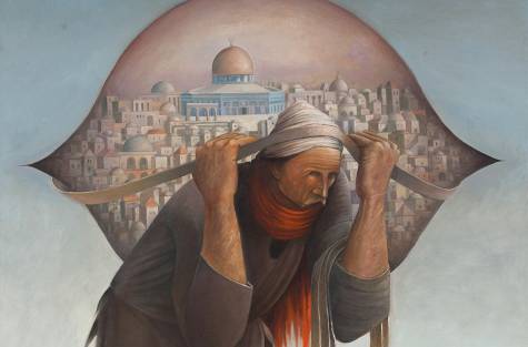 Egy dubaji aukción adják el az arab világ egyik legismertebb festményét