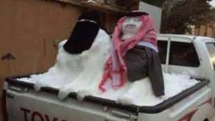 Iszlámellenesek a hóemberek