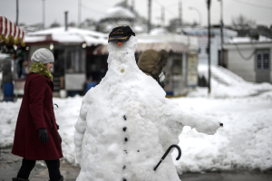 TURKEY-WHEATHER-SNOW-STORM