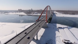 Novoszibirszk télen, ahogy még a novoszibirszkiek sem látták