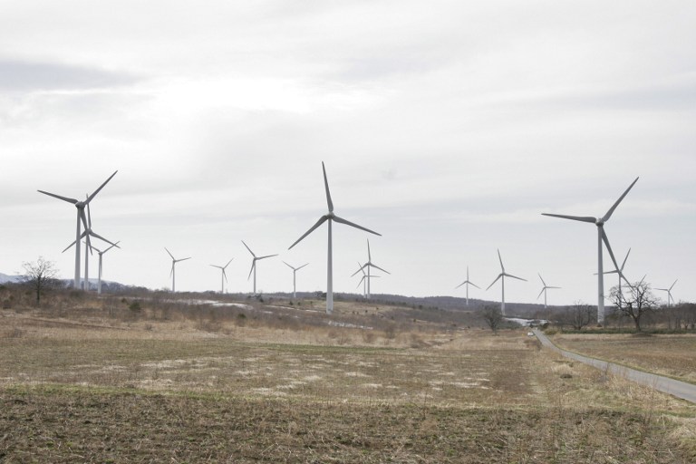 JAPAN-CLIMATE-WARMING-ENERGY-WIND