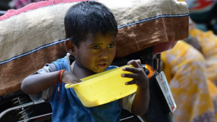 Indiában él a legtöbb alultáplált gyermek