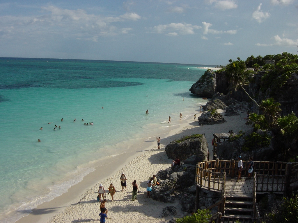 Tulum Beach, Mexikó (Wikimedia Commons)