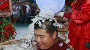 Paprikafesztivál jeges dézsában Kínában