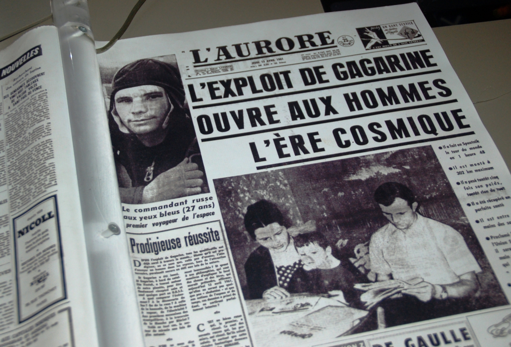 Gagarin hőstette megnyitotta az ember előtt az űrkorszakot - L'Aurore (1961. április 13.)