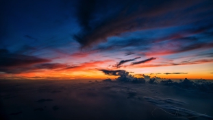 Felhők, ahogy egy pilóta látja (képek)