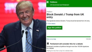 Már több mint egymillióan írták alá Nagy-Britanniában a Trump-látogatás elleni petíciót