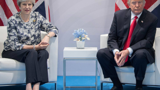 Trump: nagyon gyorsan megköthető a kereskedelmi egyezmény Nagy-Britanniával