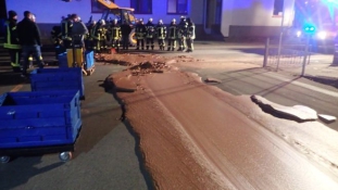 Mint a mesében – csokoládé dermedt az útra Németországban