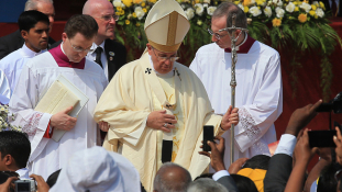 A vallások közötti békét hirdeti Ferenc pápa Srí Lankán