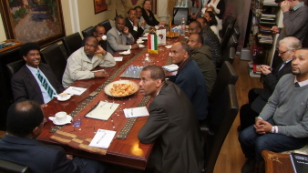 Etióp delegáció az AHU-ban