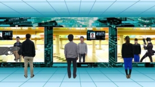 Pszicho-szint ellenőrzés egy japán metróállomáson