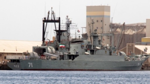 Iráni hadihajók Jemen partjainál