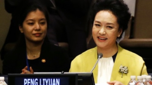 Kína first lady-je lenyűgözte az ENSZ-t