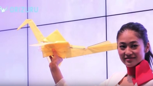 Az origami daru, ami valóban repül