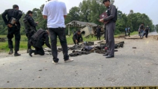 Bombatámadás katonák ellen Thaiföldön
