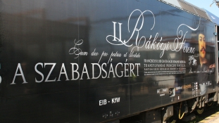 II. Rákóczi Ferenc mozdonnyal a Kassai-őrjáraton