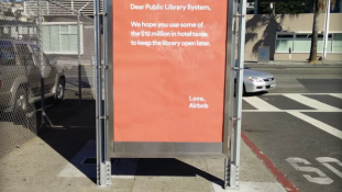Provokatív poszterekkel támad az Airbnb Amerikában
