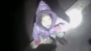 Így találták meg az autóstól elrabolt kislányt – rendőrségi videó