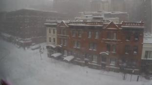 Így borította be New York-ot a hó