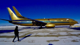 Íme a szultán arany repülőgépe