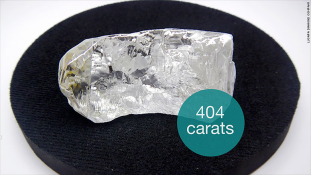 Így néz ki egy 404 karátos gyémánt
