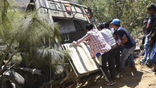 Sok halottja van egy guatemalai buszbalesetnek