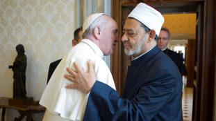 A pápánál járt az al-Azhar nagyimámja