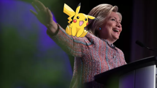 Hillary Clinton Pokémonokkal kampányol