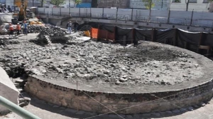 Azték templomot találtak egy pláza építése közben Mexikóban