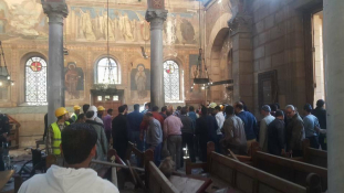 Robbanás a kopt katedrálisnál Kairóban, több, mint 20 halott – videó