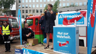 Az elnökasszony magánya – zűrzavar a szélsőjobb kongresszusán Németországban