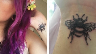 Méhecskés tetoválással tisztelegnek Manchester lakói az áldozatok előtt