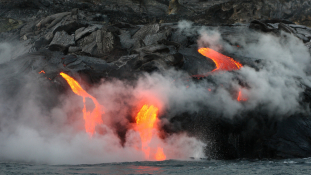 Vulkánkitörés Hawaii szigetén – videó