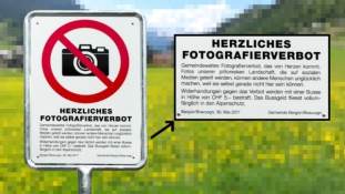 Megtiltották a turistáknak a fotózást egy svájci faluban