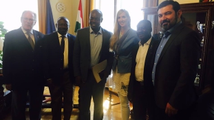 A Ghánai Köztársaság Ifjúsági és sportminiszterét fogadta Szabó Tünde