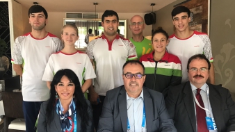 A tadzsik úszókat látta vendégül a Magyar Ázsia Társaság