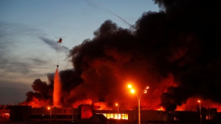 Lángok és füst Moszkva külvárosában – videó
