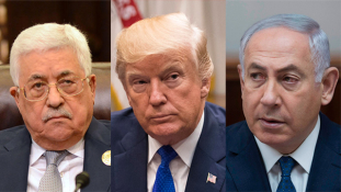 Trump közölte a palesztin elnökkel, hogy Jeruzsálembe költöztetik a nagykövetséget