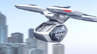 Drónnal repülő autóval kerülné ki a dugókat az Audi