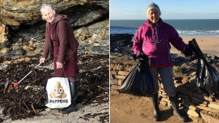 Soha nem késő: 52 strandot takarított ki egy nagymama
