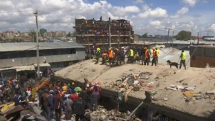 Hatemeletes épület omlott össze Nairobiban, az emberek a romok alatt rekedtek